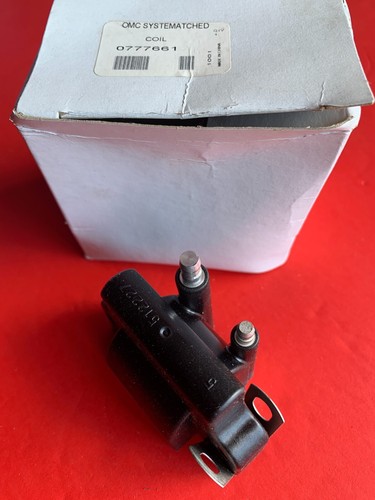 Original OEM OMC Evinrude Johnson Ignition Coil 183-2508 0582508 0777661 777661 - Foto 1 di 2