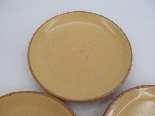 Heath Ceramics California Dessert Entree Plates Set of 3 Apricot Brown 6" VTG - Picture 5 of 10