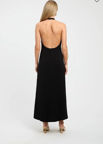 New With Tags Kookai Koko Deep Vee Dress Women's Size Small AU 6 FR 34 Black Max - Picture 13 of 13
