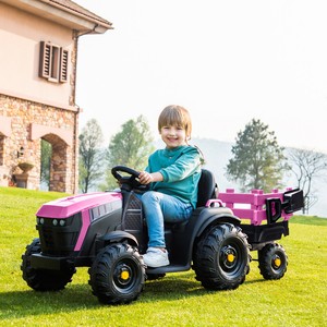 tractor rosa juguete