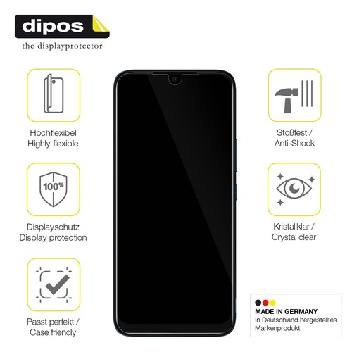 2x Screen Protector for Nokia C12 Protective Film covers 100% dipos Flex - Picture 7 of 7