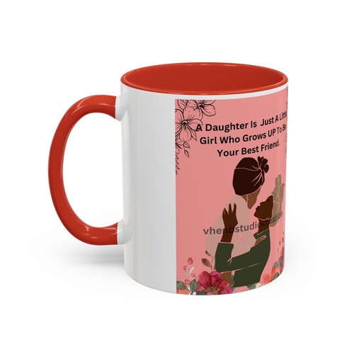 MOTHER & DAUGHTER MUG, GIFT MOM , UNUQUE GIFT , MOTHERHOOD GIFT , GIRL MOM MUG - Picture 5 of 26
