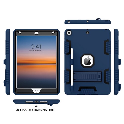 For 10.2 iPad 9th 8th 7th Generation Shockproof Hard Case Stand Cover Silicone - Picture 64 of 75