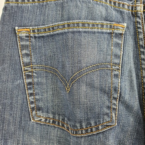 Levis 504 Jeans Mens Adult Size W30 x L32 Dark Blue Regular Fit Straight Casual - Picture 7 of 12