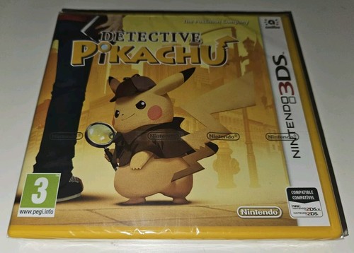 DETECTIVE PIKACHU NINTENDO 3DS NUEVO PRECINTADO PAL ESPAÑA NEW MINT POKEMON RARO