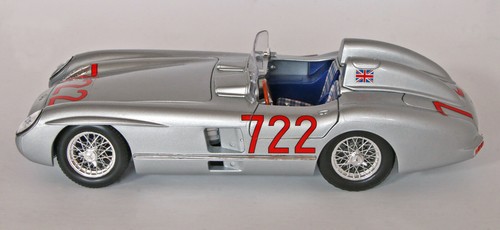 Rare 55 Mille-Miglia Winner M-B 300SLR #722 (Moss/Jenkinson) 1:18 Diecast-No Box - 第 2/15 張圖片