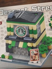 Kaffeeh&uuml;tte Mini Bausteine Set 3D Micro City Block Kinder DIY Spielzeug