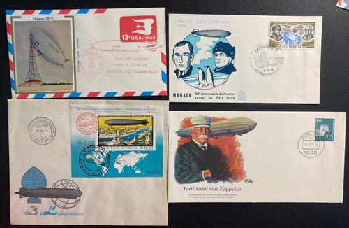 29 Worldwide First Day Balloon Airship Airmails Collection Lot - Picture 7 of 9