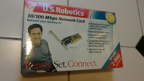US Robotics Model 7900 10/100 Mbps Network Card Brand New Sealed - Picture 1 of 4