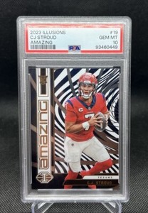 2023  Panini Illusions CJ Stroud Amazing RC #19 Texans PSA 10