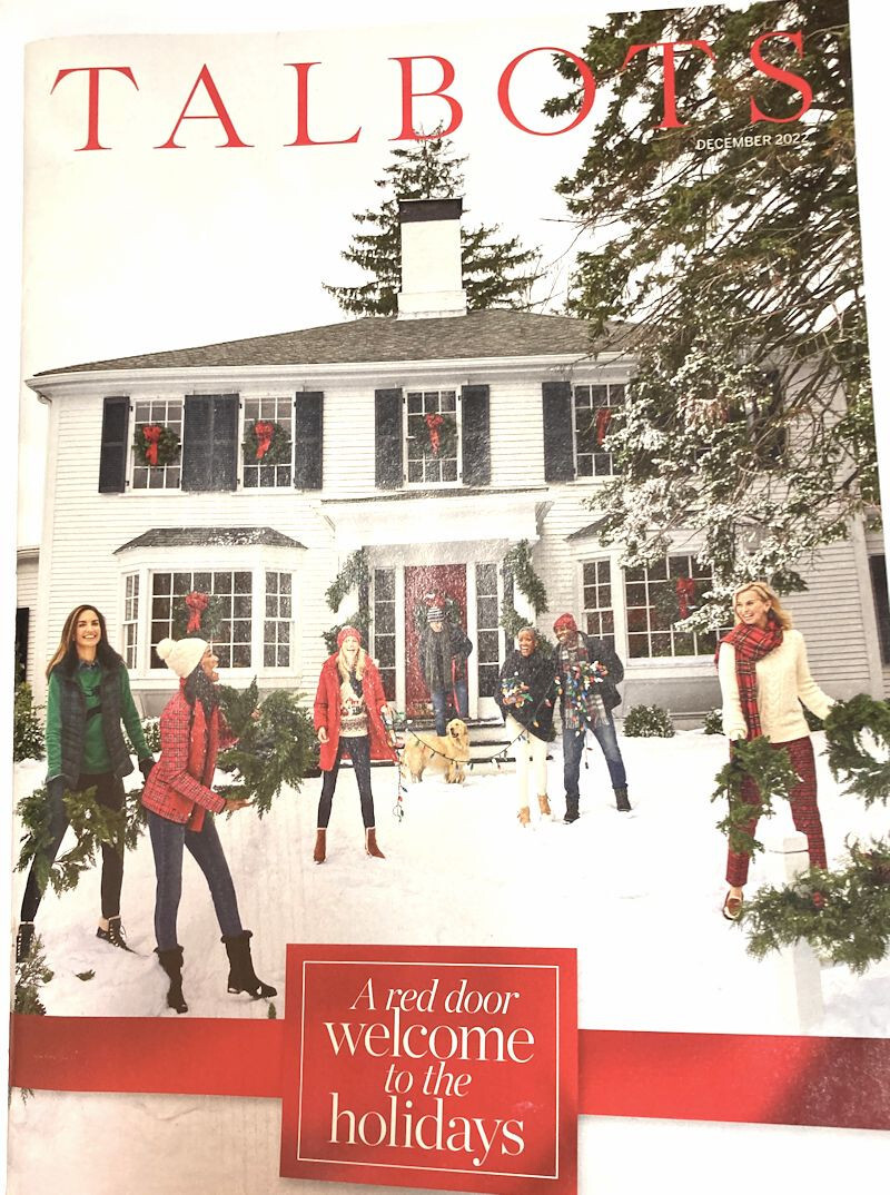 Talbots Catalog December 2022 Women Classic Winter Christmas Fashion Clothing