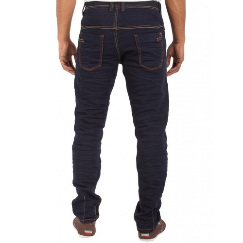 ETO Men's Regular Fit Denim Jeans Straight Leg Smart Casual Men Work Pants 28-40 - Picture 8 of 28