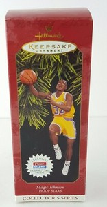 Hallmark-Christmas-Keepsake-Ornament-MAGIC-JOHNSON-Los-Angeles-Lakers-New-1997