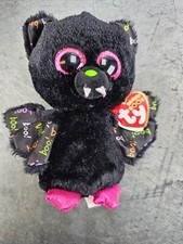 TY Beanie Boos - Dart the Black Bat (Glitter Eyes) Boo 6” 15cm MWMT Rare