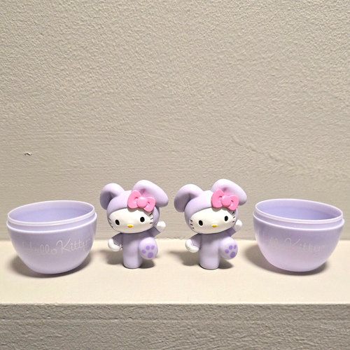 Disfraces de conejito Sanjo Hello Kitty huevos de Pascua 2007 figuras de PVC difíciles de encontrar ~ tú eliges UNO - Imagen 9 de 14