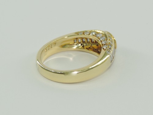 Wempe Damenring mit Smaragd 0.63ct & Diamanten 0.78ct / 750er Gold 18 Karat * - Bild 4 von 9
