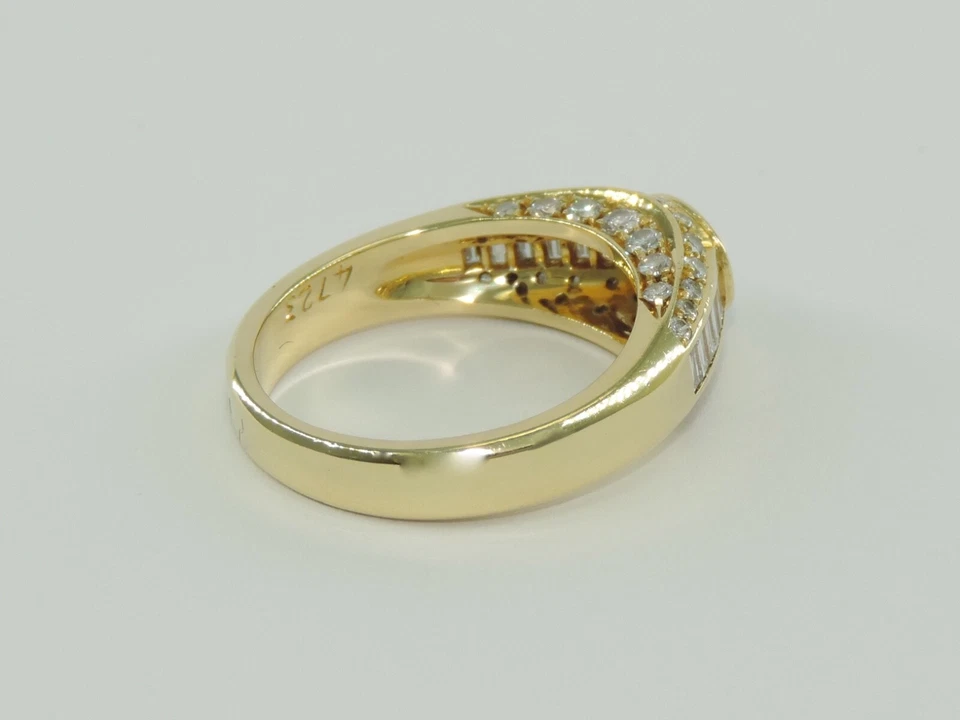 Wempe Damenring mit Smaragd 0.63ct & Diamanten 0.78ct / 750er Gold 18 Karat * - Bild 4 von 4