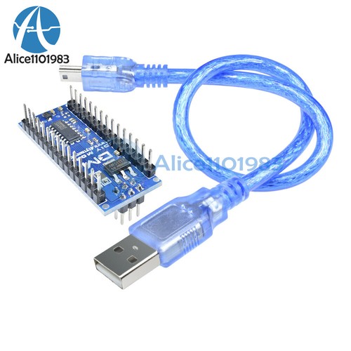 5V Nano V3.0 16M Micro-Controller CH340G Board USB Cable For Arduino - Picture 7 of 54