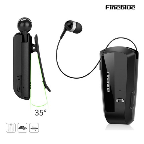 Bluetooth5.0 Sport Retractable Headset Vibrate FineBlue F990 Business Earphone - Picture 3 of 12