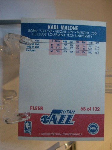 1987-88 Fleer Basketball Card Singles #45 to #88  (YOU PICK CARDS) - Picture 242 of 384