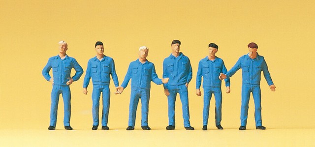 PREISER 14031 1:87 HO SCALE Mechanics UN6199 PREISER 14031 1:87 HO SCALE Mechanics UN6199
