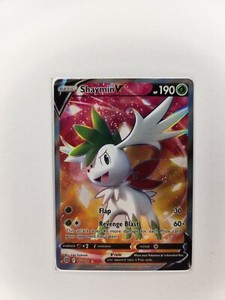 Pokémon Shaymin V Brilliant Stars 152/172 Full Art MINT Toploader & Tracking 