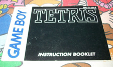 Tetris Nintendo Game Boy Manual Only NO GAME RARE Puzzle
