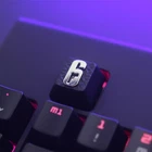 Rainbow 6 Game Theme Keycap Zinc Alloy Keycap For Cherry MX Mechanical Keyboard