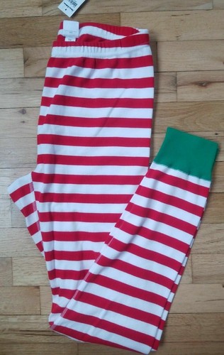 NWT Hanna Andersson VERY MERRY RED STRIPE ADULT UNISEX Pajamas MEDIUM M $98 - Picture 6 of 8