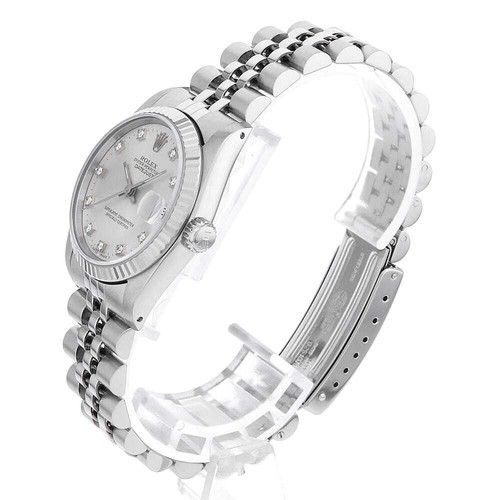 ROLEX Datejust 10P Diamond 68274G Silver R Number second hand Boys (Unisex) - Picture 2 of 10