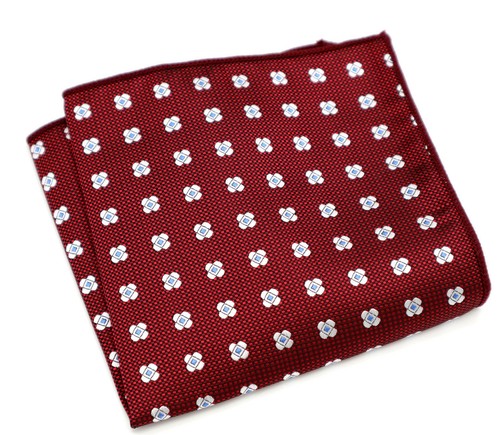 Paisley Floral Men Silk Polyester Pocket Square Hanky Wedding Party Handkerchief - Picture 19 of 41