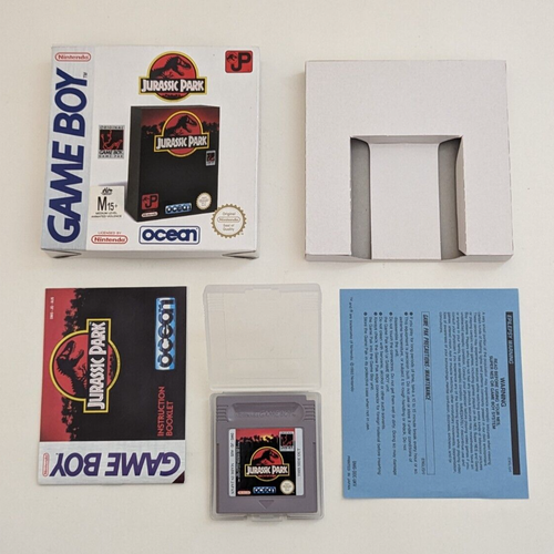 VGC! Genuine Nintendo Game Boy Game Jurassic Park CIB Box AUS Boxed Complete GB - Picture 2 of 20