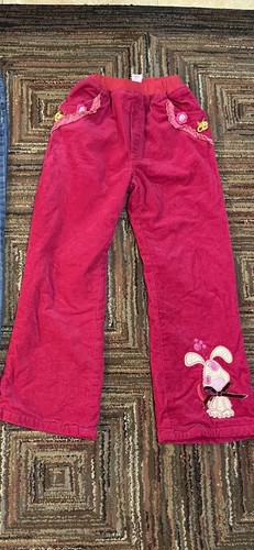 Set Of 2 Pants Girls Size 8/9 Gymboree Pink Corduroys Pants Est 89 Place Jeans - Picture 8 of 8