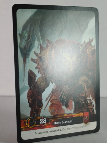Baxxel Geartooth - War of the Elements 11/220 - World of Warcraft JCC poco común - Imagen 16 de 21
