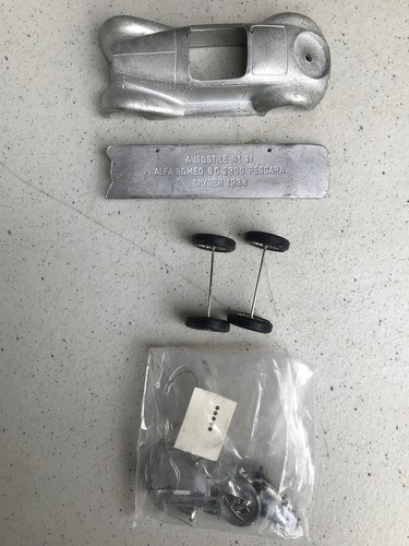 AUTOSTILE 11 1:43- UNBUILT METAL KIT IN BOXALFA ROMEO 6C 2300 PESCARA SPYDER 34 - Picture 3 of 3