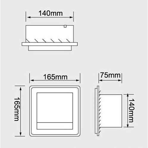 Recessed Paper Holder for Bathroom Storage, Toilet roll Holder, Stainless Ste... - Picture 4 of 5