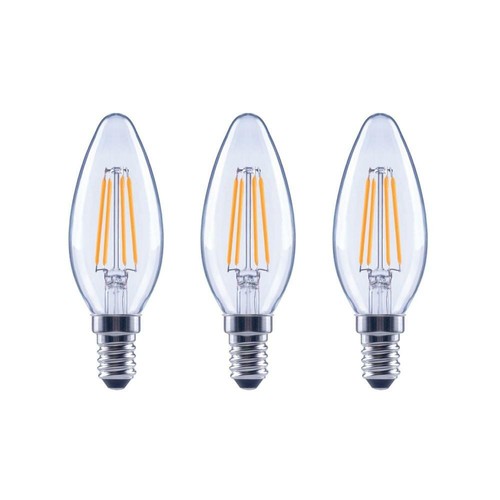 EcoSmart 40W LED Candelabra-Soft White Dimmable-3 bulbs/pack-Lot of 4 Packs - Picture 1 of 2
