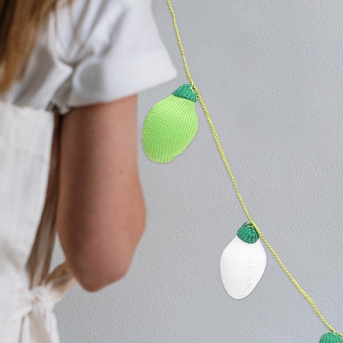 Christmas Garland Pom Lantern Decoration Xmas Decorations Accessories - Picture 11 of 12