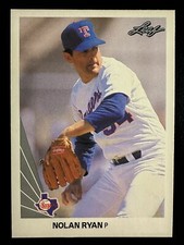 Nolan Ryan 1990 Leaf Baseball Card Texas Rangers #21