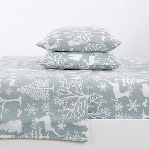 Great Bay Home 100% Turkish Cotton King Winter Flannel Sheet Set | Deep Pocket - Picture 2 of 8