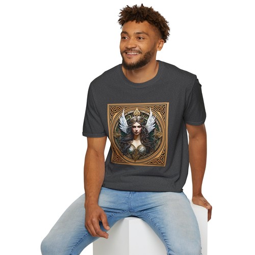 Celtic Angel 7 Unisex Softstyle T-Shirt - Picture 53 of 69