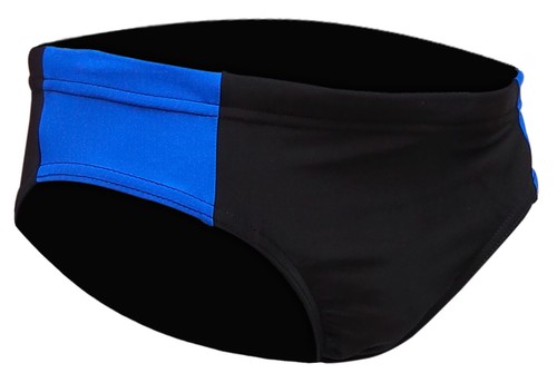 ACCLAIM Perth Slim Fit Brief Trunks Mens Black 80% Nylon 20% Lycra Swimming - Picture 21 of 34