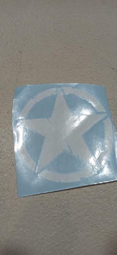 KIT 4 AUFKLEBER STICKERS MILITÄRSTERN AUTO MOTORRAD HELM TUNING STAR RENAGADE - Bild 5 von 6