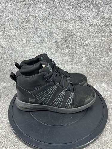 Timberland Pro Shoes Mens Size 11.5 W Soft Toe Powerdrive Work Black