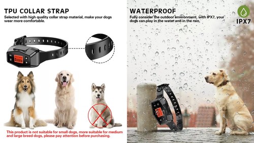 GPS Wireless Fence System Medium Large Dog Containment Waterproof Rechargeable - Picture 4 of 8