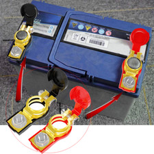 Battery Terminals Cable Ends Connector Clamp Negative Positive For Marine2x Car