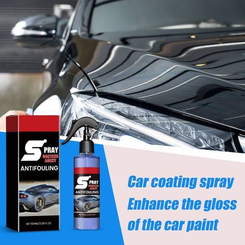 Car Coating Spray 100ml Long-Lasting Car Polish Coating Agent Paint Spray - Picture 3 of 12