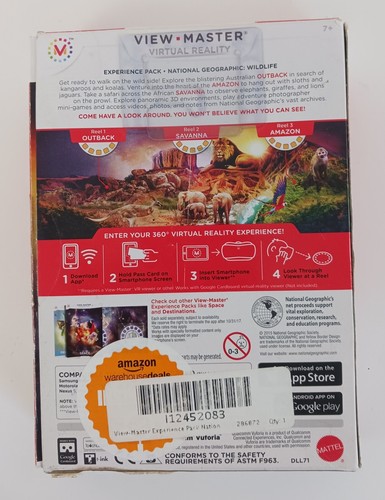 Mattel DLL71 ViewMaster Experience Pack: National Geographic Wildlife Works Grea - Picture 3 of 4