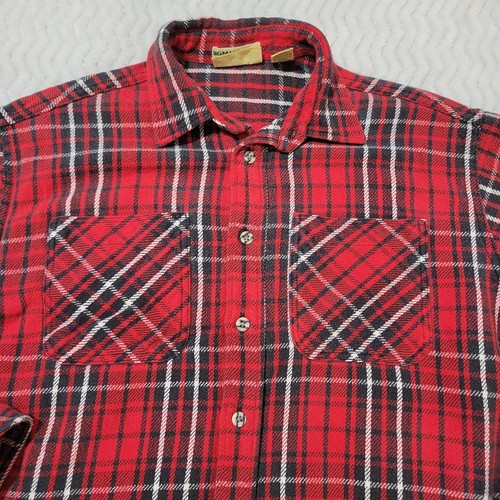 Vintage Big Mac Flannel Button Up Shirt Mens XLT Plaid Lumberjack St John's Bay - Picture 2 of 9