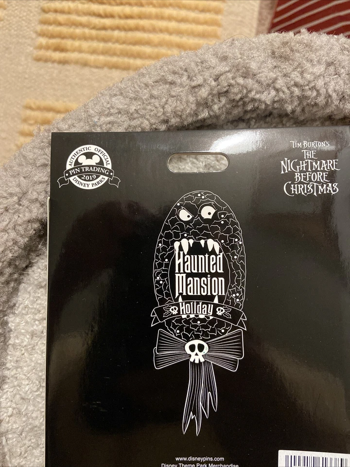 Disneyland Haunted Mansion Holiday 2019 Jack - Nightmare Jumbo Pin LE 3000 Foto 2 de 2